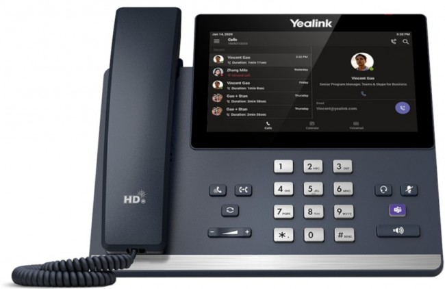 IP-телефон Yealink MP56, цветной сенсорный экран, PoE, GigE, без БП IP-телефон Yealink MP56, цветной сенсорный экран, PoE, GigE, без БП