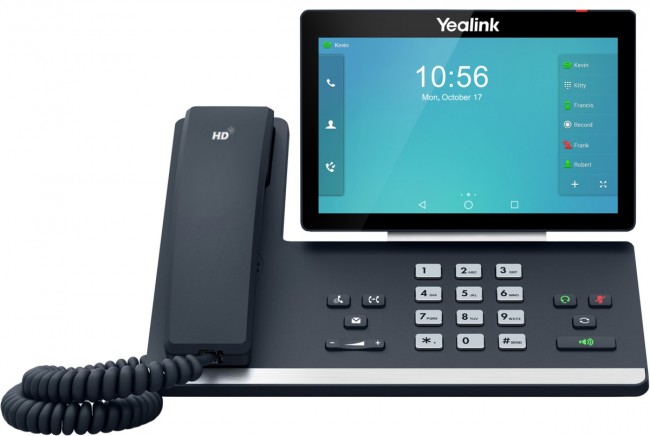 IP-телефон Yealink SIP-T58A for Business, цветной сенсорный экран, WiFi, Bluetooth, GigE, без видео, без БП