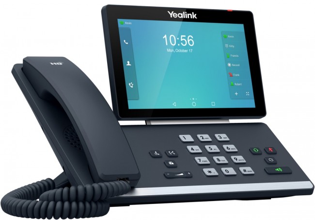 IP-телефон Yealink SIP-T58A for Business, цветной сенсорный экран, WiFi, Bluetooth, GigE, без видео, без БП