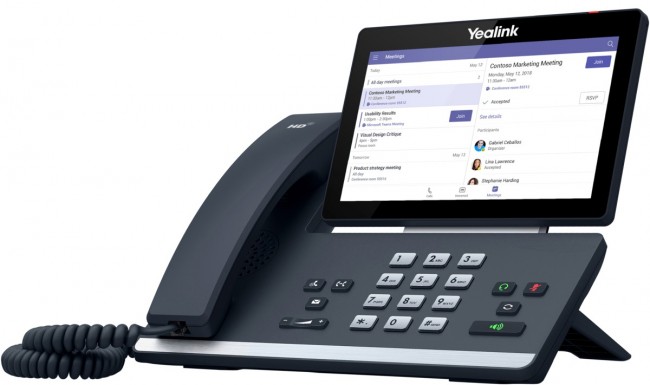 IP-телефон Yealink SIP-T58A, цветной сенсорный экран, WiFi, Bluetooth, GigE, без видео, без БП