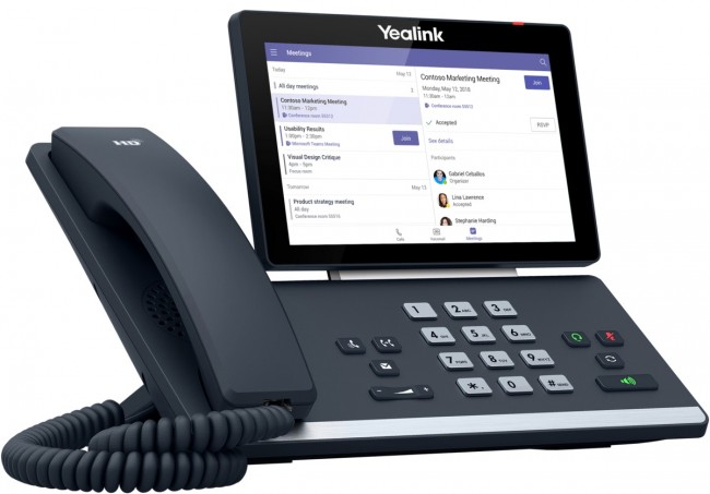 IP-телефон Yealink SIP-T58A, цветной сенсорный экран, WiFi, Bluetooth, GigE, без видео, без БП