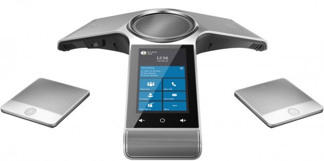 Конференц-телефон Yealink CP960 for Business, PoE + 2 беспроводных микрофона Yealink CPW90, без БП Конференц-телефон Yealink CP960 for Business, PoE + 2 беспроводных микрофона Yealink CPW90, без БП