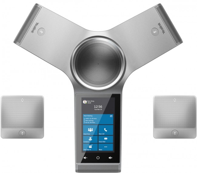 Конференц-телефон Yealink CP960 for Business, PoE + 2 беспроводных микрофона Yealink CPW90, без БП Конференц-телефон Yealink CP960 for Business, PoE + 2 беспроводных микрофона Yealink CPW90, без БП