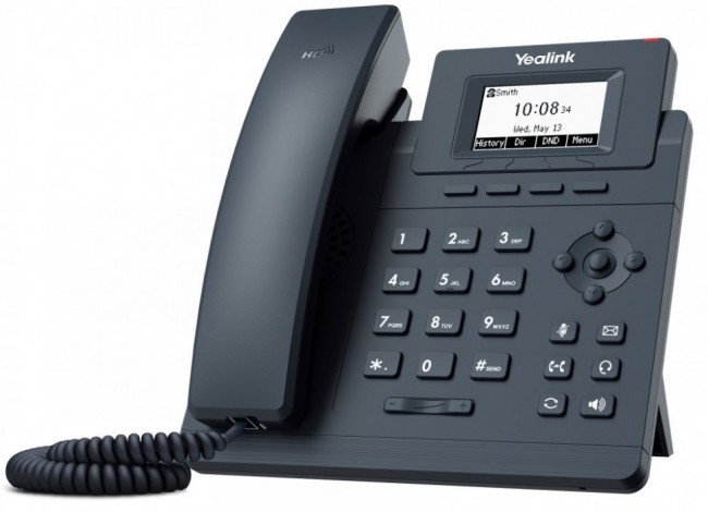 Настольный телефон Yealink SIP-T30P, 1 аккаунт, PoE, без БП Настольный телефон Yealink SIP-T30P, 1 аккаунт, PoE, без БП