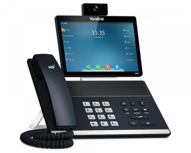 Видеотелефон Yealink SIP VP-T49G, WiFi, Bluetooth, HDMI, с камерой