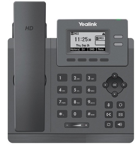 Настольный телефон Yealink SIP-T31P, 2 аккаунта, PoE, без БП Настольный телефон Yealink SIP-T31P, 2 аккаунта, PoE, без БП