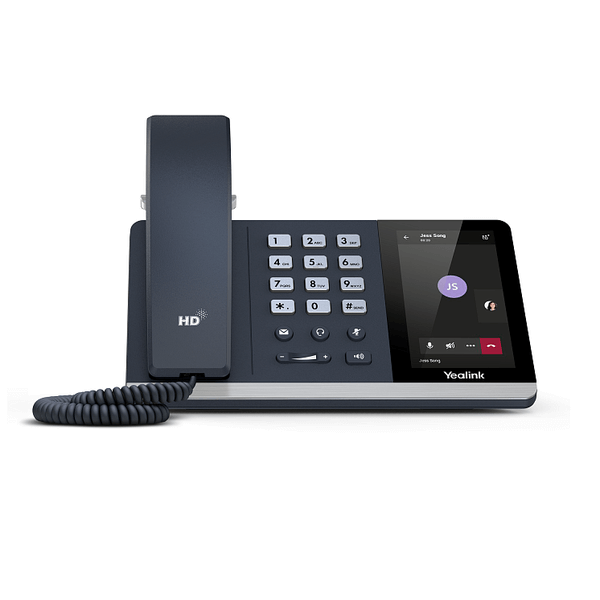 IP-телефон Yealink SIP-T55A, цветной сенсорный экран, GigE, Bluetooth, Wi-Fi, без видео