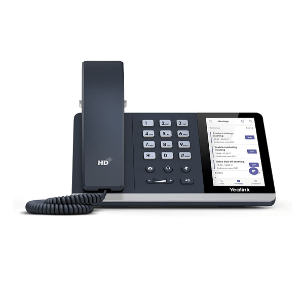 IP-телефон Yealink SIP-T55A, цветной сенсорный экран, GigE, Bluetooth, Wi-Fi, без видео