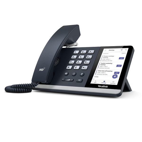 IP-телефон Yealink SIP-T55A, цветной сенсорный экран, GigE, Bluetooth, Wi-Fi, без видео