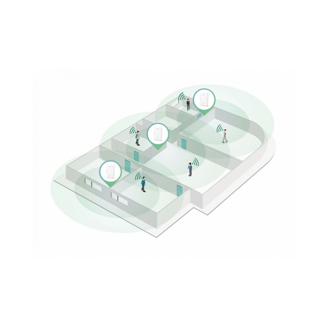 IP-DECT-системы Yealink W80B, базовая станция, 8 DECT-устройств, 100 SIP-аккаунтов