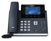 Настольный телефон Yealink SIP-T46U, цветной экран, 2 порта USB, 16 аккаунтов, BLF,  PoE, GigE, без БП Настольный телефон Yealink SIP-T46U, цветной экран, 2 порта USB, 16 аккаунтов, BLF,  PoE, GigE, без БП