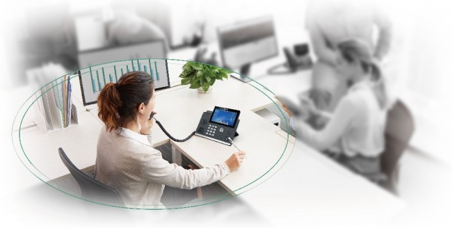 Настольный телефон Yealink SIP-T48U, цветной сенсорный экран, 2 порта USB, 16 аккаунтов, BLF,  PoE, GigE, без БП