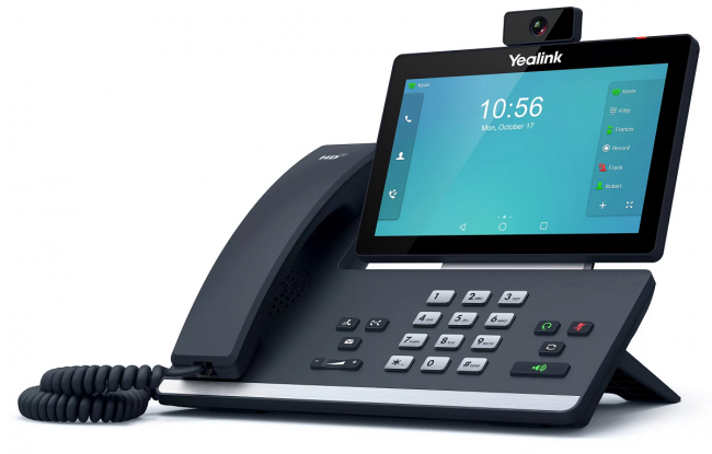 Видеотелефон Yealink SIP-T58A with camera, видеотерминал, Android, WiFi, Bluetooth, GigE, CAM50 в комплекте, без БП