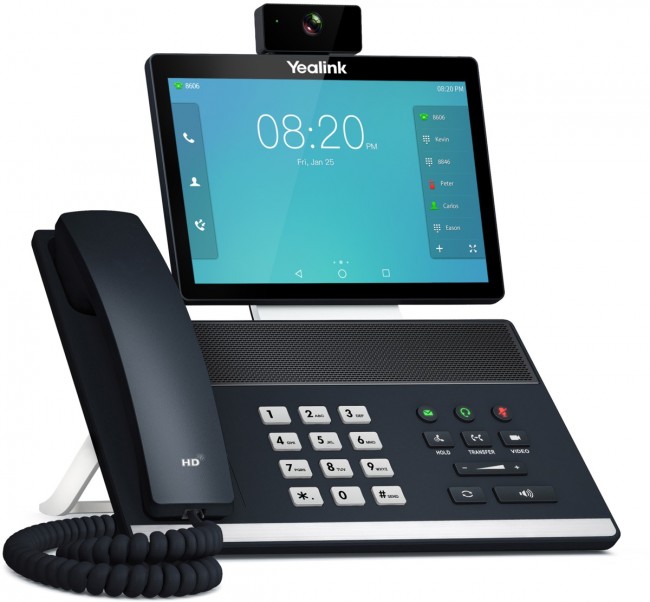 Видеотелефон Yealink VP59, видеотерминал, android, WiFi, Bluetooth, HDMI, с камерой, без БП