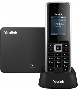 Настольный телефон Yealink W52P DECT (база+трубка), 5 SIP-аккаунтов, до 5 трубок на базу, 4 одновременных разговора Настольный телефон Yealink W52P DECT (база+трубка), 5 SIP-аккаунтов, до 5 трубок на базу, 4 одновременных разговора