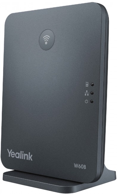 Базовая станция Yealink W60B DECT, 8 SIP-аккаунтов, до 8 трубок на базу, 8 одновременных разговоров Базовая станция Yealink W60B DECT, 8 SIP-аккаунтов, до 8 трубок на базу, 8 одновременных разговоров