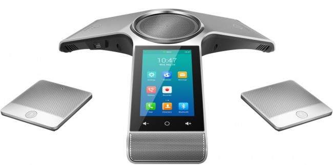 Конференц-телефон Yealink CP960, PoE, запись разговора + 2 беспроводных микрофона Yealink CPW90, без БП