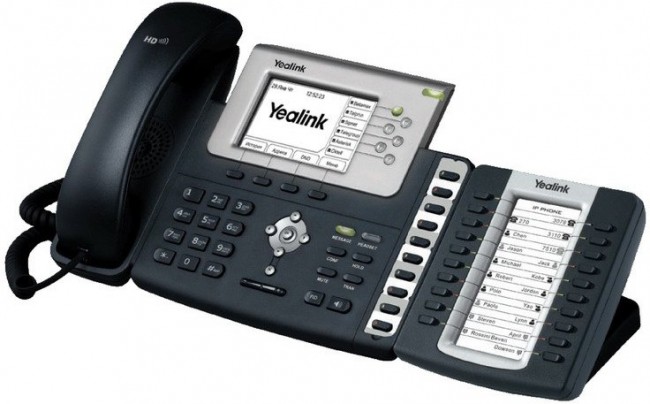 Модуль расширения Yealink EXP39 с LCD-дисплеем для телефонов T38G/T28P/T26P, черный