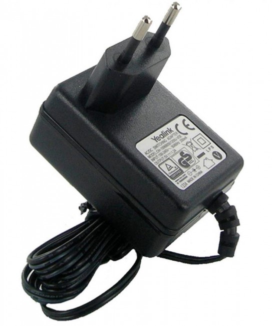 Блок питания Yealink 5VDC, 600mA для телефонов SIP-T19(P)E2/T21(P) E2/Т23G/T40P(G)/W52P(H)/W60P
